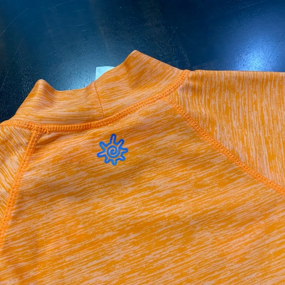 Boy's Short Sleeve Gone Fishing Swim Shirt Size 7 - Picture 6 of 11